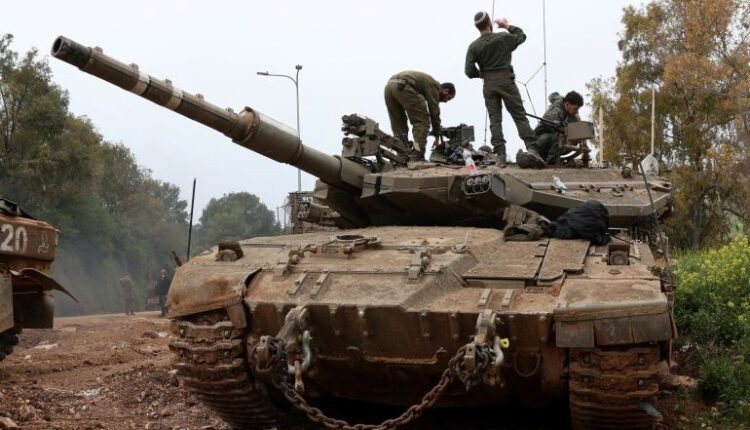 Israeli soldiers are deployed near the Israel-Lebanon border on April 15, 2026 [Florion Goga/Reuters]