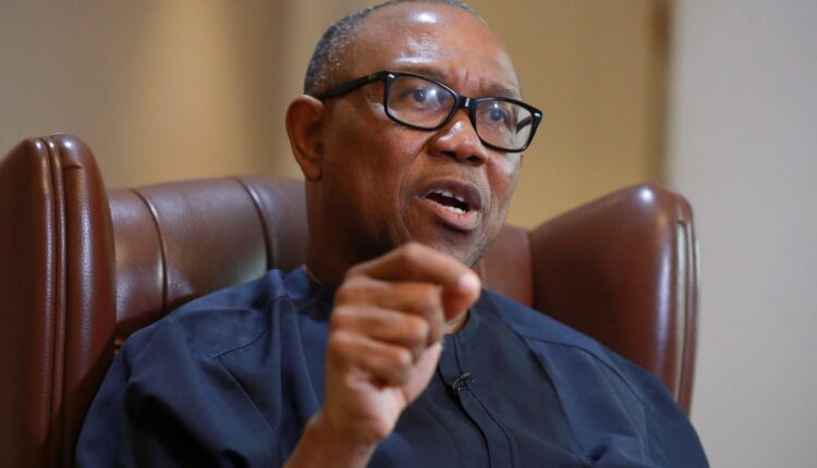 Peter Obi, Presidential candidate of the Labour Party, speaks during an interview with Reuters at his residence in Lagos, Nigeria August 18, 2022. REUTERS/Temilade Adelaja